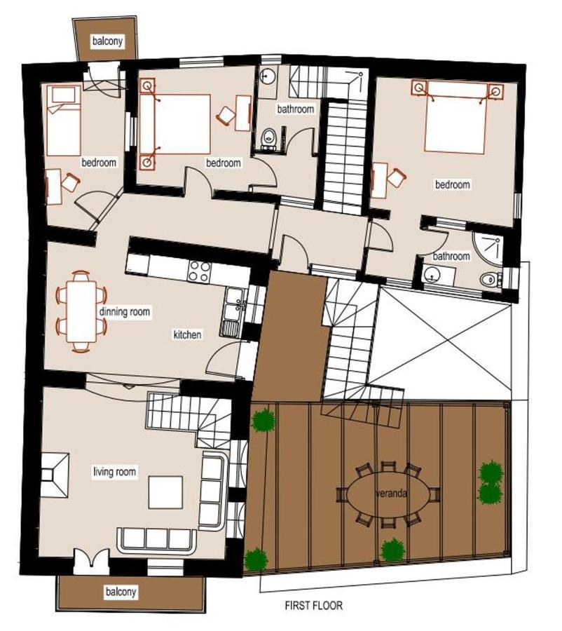 Athina House Spa & Hammam Arkhondikí Exteriör bild